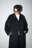 00’s Bugatti - pure cashmere oversized balmacaan coat