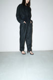 80's Fabrizio Lenzi - linen jumpsuit in black