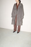 c90's Allegri - cotton middle length trench coat with utility pocket