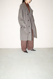 c90's Allegri - cotton middle length trench coat with utility pocket