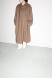 80's Scandinavian label - wool draping fabric oversized coat