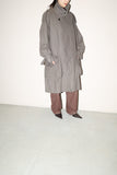 c90's Allegri - cotton middle length trench coat with utility pocket