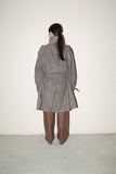 c90's Allegri - cotton middle length trench coat with utility pocket