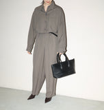 80’s Unanimite de Georges Rech - rayon wide silhouette jumpsuit