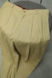 c90's EU label - linen tuck trousers