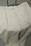 c90's Swiss linen fabric tuck trousers
