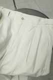 90-00's US label - linen tuck trousers