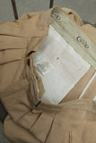 80-90's European label- linen tuck trousers
