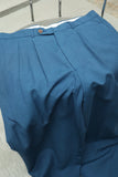 80-90's Dutch label - linen/rayon tuck trousers