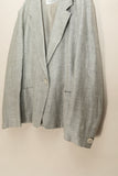 80-90’s Max Mara - linen tailored jacket in heather gray