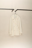 80-90’s Max Mara - linen double  jacket in white