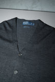 80-90's Polo Ralph Lauren - merino wool knit cardigan with elbow patches