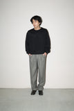 80-90's Salvatore Ferragamo - wool glen check wide tuck trousers