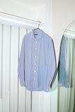 00−10's DANIELE ALESSANDRINI - cotton/nylon elastic dress shirt