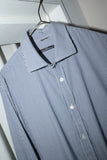 00−10's DANIELE ALESSANDRINI - cotton/nylon elastic dress shirt