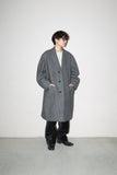 -1950’s BURBERRYS PARIS - wool "anomaly" extra-wide single coat