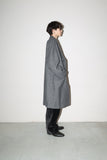 -1950’s BURBERRYS PARIS - wool "anomaly" extra-wide single coat