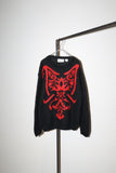 80-90's mohair abstract pattern knit sweater