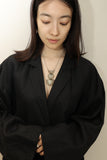 old silver 925 "imperfection" necklaces