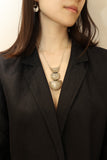 old silver 925 "imperfection" necklaces