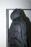 c00’s PRADA SPORT - goose down jacket with leather yoke, detachable hood