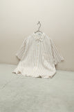 c80's Italian label - cotton multi stripe shirt