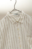c80's Italian label - cotton multi stripe shirt