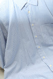 c90's German label - cotton stripe shirt