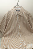 c00's German  label - cotton short sleeve stripe shirt