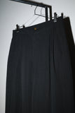 80’s JEAN PAUL GAULTIER pour GIBO - wool straight silhouette tuck trousers