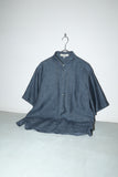80's Salvatore Ferragamo - shiny linen shirt