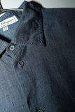 80's Salvatore Ferragamo - shiny linen shirt