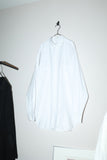 c80's cotton hip-length dress shirt
