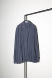 80-90's German label rayon/silk pleated front blouse