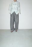80-90's EU label - rayon geometrical pattern blouse