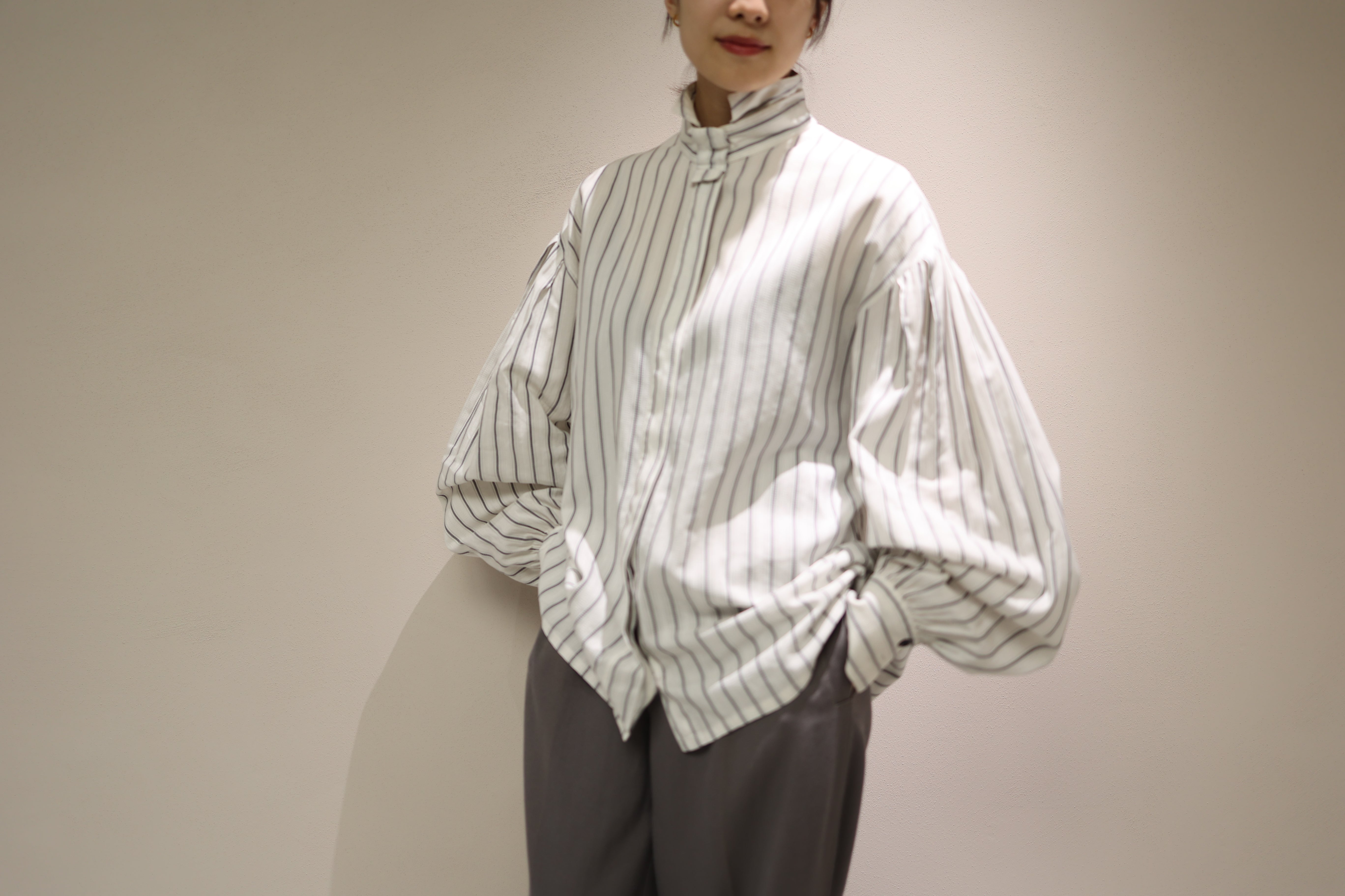 80's Laurel cotton/silk oversized blouse