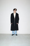 80’s GIORGIO ARMANI - wool single chesterfield coat