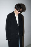 80’s GIORGIO ARMANI - wool single chesterfield coat