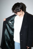 80’s GIORGIO ARMANI - wool single chesterfield coat