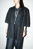 80's Italian label - linen pleats-design jacket