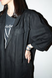 80's Italian label - linen pleats-design jacket