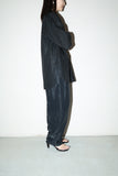 80's Italian label - linen pleats-design jacket