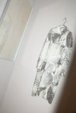 c80’s Scotch label - silk abstract all patterned dress
