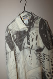 c80’s Scotch label - silk abstract all patterned dress
