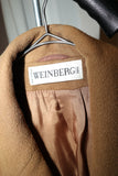 80-90's WEINBERG - wool geometrical cutting cropped coat