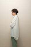 c00’s EMPORIO ARMANI - sheer oversized pullover shirt with attached chest pocket