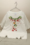90's "flower" print t-shirt