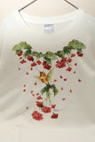 90's "flower" print t-shirt
