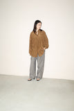 80's dolman sleeve glossy rayon shirt