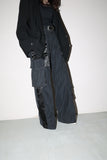 00-10’s asymmetrical design utility pants with side line